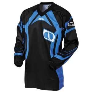   Racing Youth Axxis Jersey   2008   Youth Medium/Black/Cyan Automotive