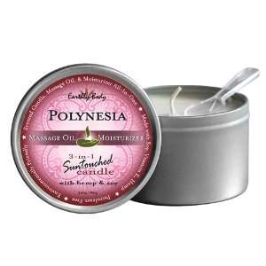  Earthly Body Round Candles, Polynesia, 6.80 Ounce Beauty