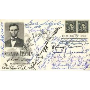 Illinois Congressmen of the 1960s Autographed Lincoln First Day Cover 