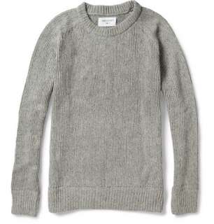  Clothing  Knitwear  Heavy knit  Ribbed Silk Sweater