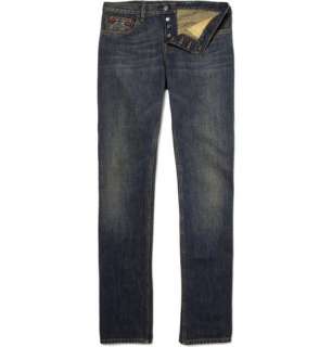  Clothing  Jeans  Slim jeans  Washed Horsebit Jeans