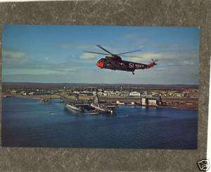 US NAVY RI Quonset Point Air Station 1950s Postcard  