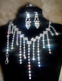Wholesale9set Rhinestone&plate silver Necklace custome  