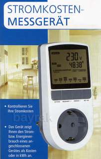 Stromkosten Messgerät Energie Stromverbrauch Wattmeter NEU & OVP m1 