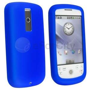   BLUE SILICONE SKIN SOFT CASE COVER FOR HTC MyTouch 3G MAGIC  