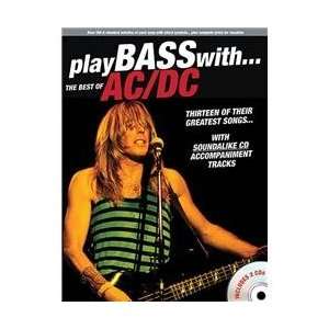  Music Sales Play Bass With The Best Of AC/DC (Book & 2 CD 
