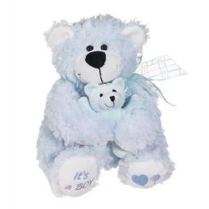  Blue Hug Bear 9 with Baby Its a Boy  Plush Toy Toys 