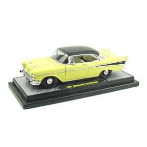  1957 Chevrolet 210 Hardtop 1/24 Yellow Toys & Games