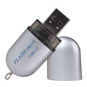  512MB USB 2.0 Portable Flash Drive (Silver) Electronics