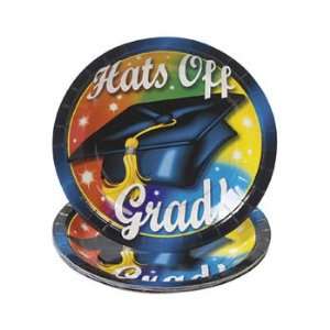  Hats Off To The Grad Dessert Plates   Tableware & Party 