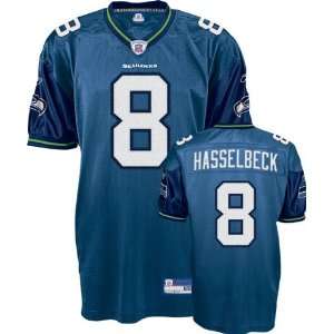  Matt Hasselbeck Blue Reebok Authentic Seattle Seahawks 
