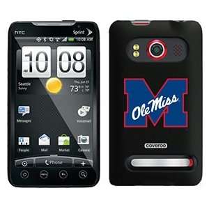  Univ of Mississippi Ole Miss M on HTC Evo 4G Case 