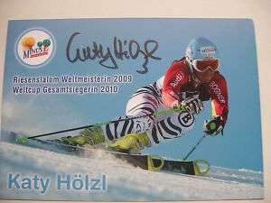 ORIGINAL Autogramm KATHRIN´Katy HÖLZL Ski Alpin neu  