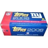 2006 Topps Football Factory Set Giants Edition  