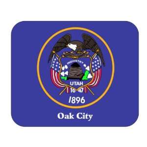    US State Flag   Oak City, Utah (UT) Mouse Pad 