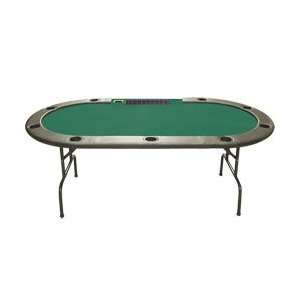  Folding Poker Table with Dealer Position & Removable Rail 96 