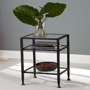  SEI Metal Frame End Table Furniture & Decor