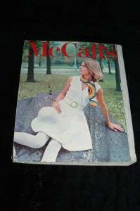 March 1969 Cheryl Tiegs McCalls Store Counter Sew Pattern Book Hippie 