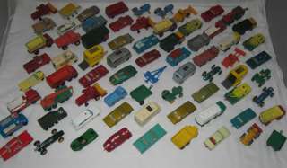 1960s MATCHBOX LESNEY REGULAR WHEELS LOT OF 72 WITH CARRYING CASE (E 