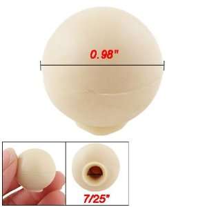   Plastic 7mm Moulded Threaded 25mm Diameter Ball Knob