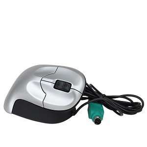   SVM 0823 3 Button USB/PS/2 Optical Scroll Mouse (Silver/Black