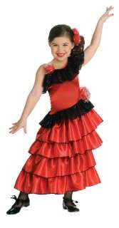 Kinder Flamenco Kostüm Spanien Prinzessin Größe M  