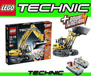 LEGO TECHNIK 8043 motorisierter Raupenbagger 2in1  