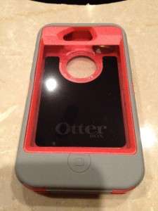   iPhone 4 4S Defender Series Gray/Red Otter Box     