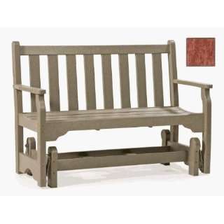   Benches   Classic And Quest Style 36 Inch Gliding Bench   Redwood