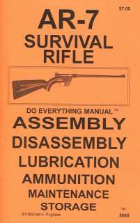 AR 7 SURVIVAL RIFLE DO EVERYTHING MANUAL BOOK ASSEMBLY  