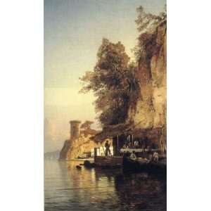   painting name Italian Fisherfold By the Sea Southern Italy, By