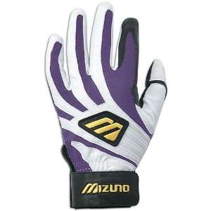  Mizuno Vintage Pro Batting Glove ( sz. L, Purple/White 