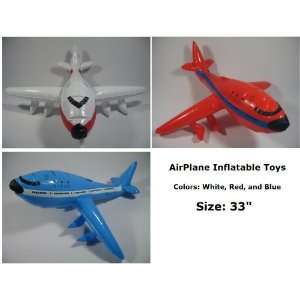  1x Airplane Jumbo Jet Flying Inflatable Toys Blow up Party 