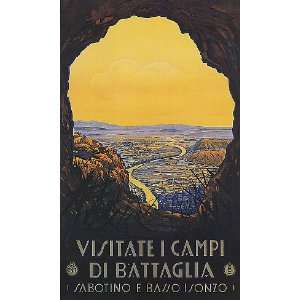VIVITATE CAMPI DI BATTAGLIA TRAVEL TOURISM EUROPE ITALY ITALIA VINTAGE 