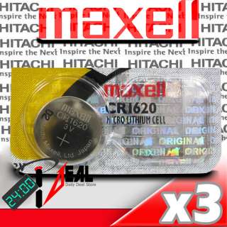 pc Maxell CR1620 cr 1620 3v Lithium Battery HOLOGRAM  