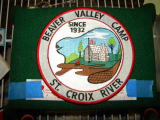 BSA Camp Patch   Beaver Valley St.Croix River since 32  