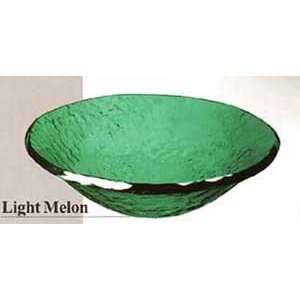  Mottled Series Light Melon Basin Gravity Glas
