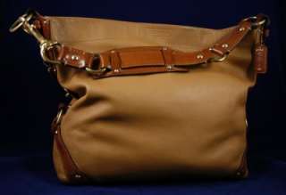 COACH Extra Large *Camel* Leather CARLY HOBO Bag 10616  