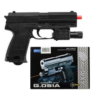 Airsoft gun Wholesale lot of 100 G.051A Handguns With lasers  
