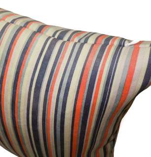   Orange Stripe Velvet Cushion/Pillow/Throw Cover*Custom Size*  