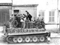 Captured WW2 German Tiger Tank in France WWII  