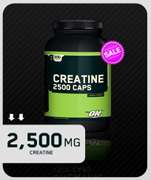 Optimum Nutrition Creatine 2500, 100 Caps  