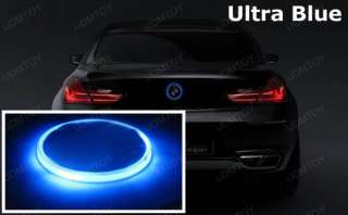 82mm Ultra Blue Emblem LED Background Light For BMW 3 5 7 Series 