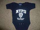 NYPD NEW YORK CITY POLICE DEPARTMENT BODYSUIT ROMPER ONESIE BABY 18M 