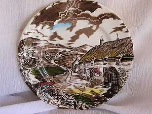 Vintage Grindley Quiet Day Dinner Plate Dish Staffordshire England 