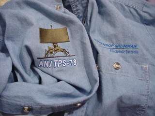 Northrop Grumman AN/TPS 78 Long shirt mens Medium  