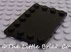 LEGO Tile 4 x 6 with Studs around Edge (6180) Black