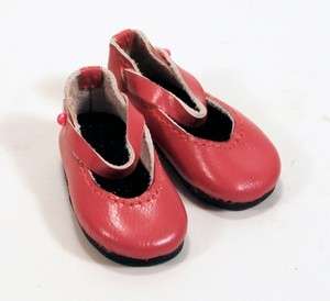 Boneka leather doll shoes Size 45 mm / 1.77 inch  