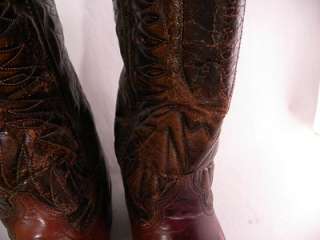 Wrangler Brown Vintage 9 2 E Mens Western Boots  