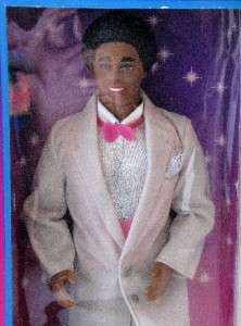 1985 Barbie Mattel Dream Glow Ken African American Doll NRFB In 